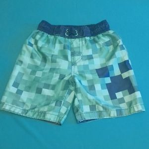 Minecraft Kids Swim Trunk Size XS